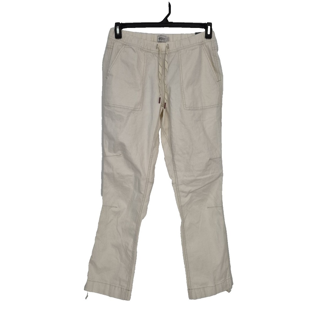 Alpine Design Hike Pants Womens S Off White‎ Elastic Waist Straight Leg NEW